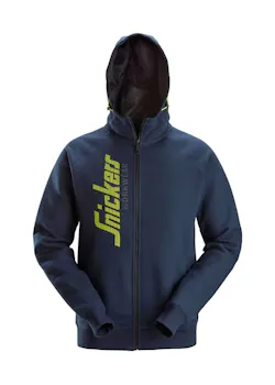 Snickers 2846 sweat à capuche Logo avec fermeture éclair chauffant, coupe standard thumbnail (vignette)