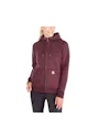 Carhartt Clarksburg 102788 Hoodie Full Zip Comfort Fit Verwarmd Dames miniatuur