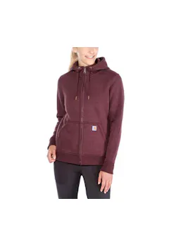 Carhartt Clarksburg 102788 Hoodie Full Zip Comfort Fit Dames miniatuur