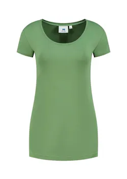 Lemon & Soda 1268 T-shirt Body Fit Dames miniatuur