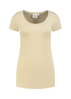 Lemon & Soda 1268 T-shirt Body Fit Dames miniatuur