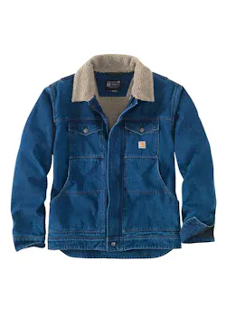 Carhartt Denim Sherpa Lined 105478 Werkjacks Relaxed Comfort Fit