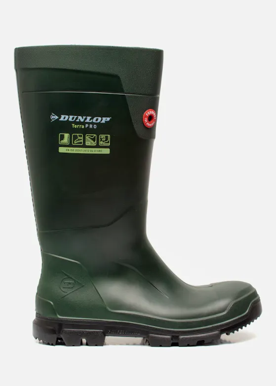 Dunlop LJ0KL01 TerraPRO Purofort-Arbeitsstiefel ohne Schutzkappe
