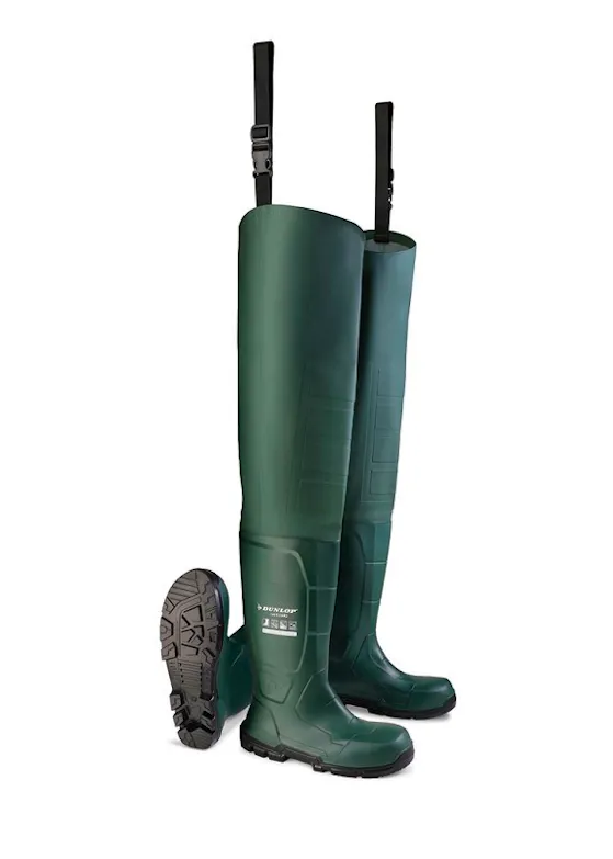Dunlop Jobguard 08400 Oberschenkelstiefel aus PVC, S5, wasserdicht