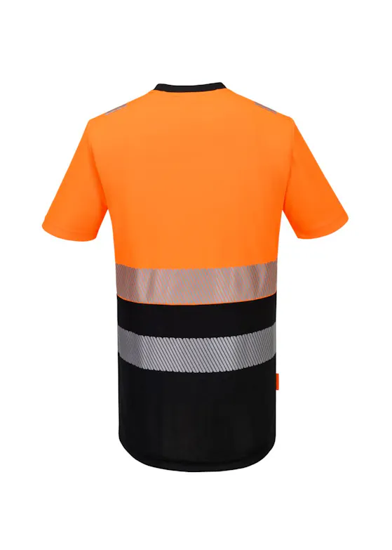 Portwest DX4 T-shirt DX434 Hi-Vis Korte Mouw Klasse 1 UV-bescherming