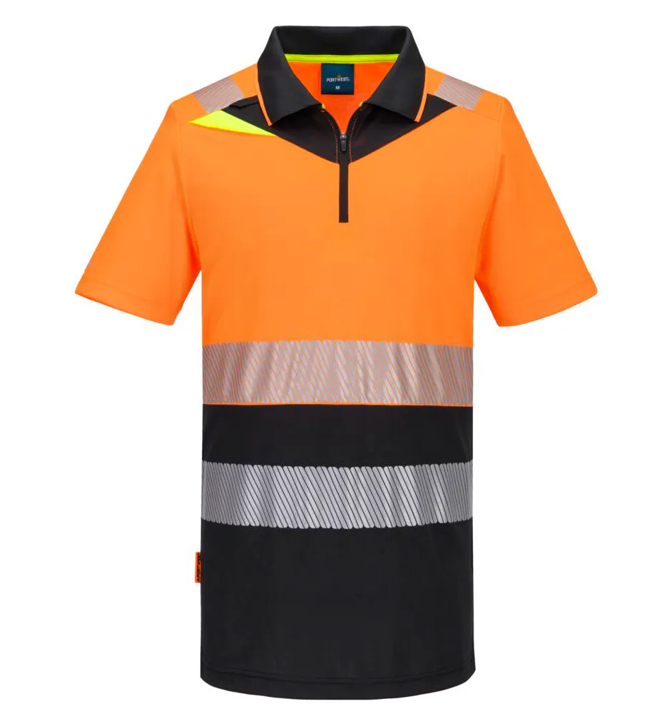 Hohe Sichtbarkeit Orange/Schwarz