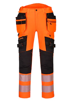Portwest  DX4-Hi-Vis broek met afneembare holsterzakken DX442