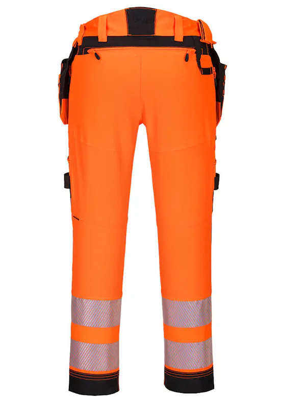 Portwest DX4 Hi-Vis-Hose mit abnehmbaren Holstertaschen DX442
