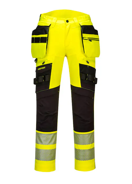 Portwest  DX4-Hi-Vis broek met afneembare holsterzakken DX442