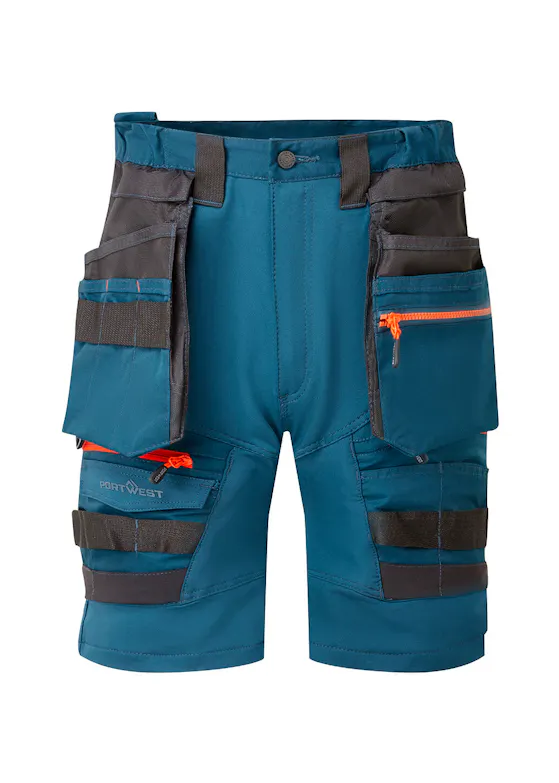 Portwest DX444 - DX4: kurze, abnehmbare Hose mit Holstertaschen