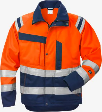 High Vis Orange/Marineblau
