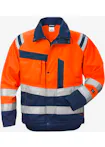 High Vis Oranje/Marineblauw