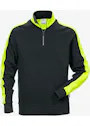 Fristads 111263 Sweatshirt met Korte Rits 7449 Regular Fit miniatuur