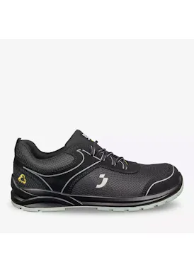 Safety Jogger Ecocador S1P, niedriger schwarzer Sicherheitsschuh