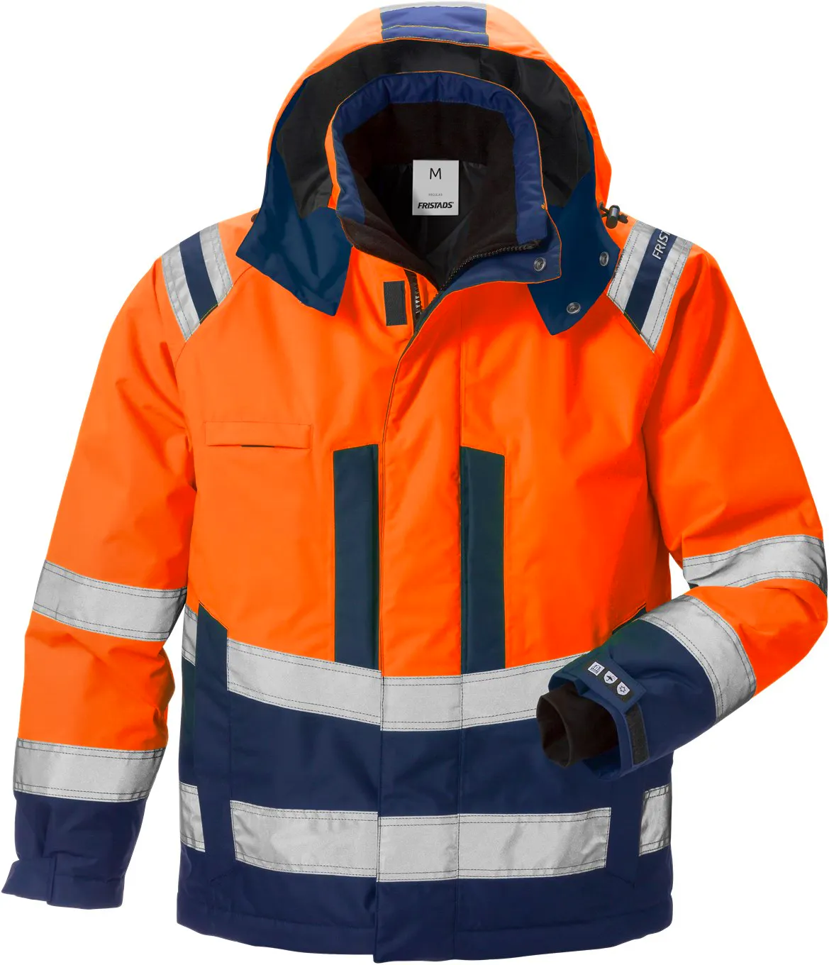 Hi-Vis Oranje/Marineblauw