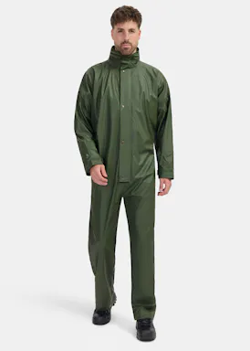 Elka Rainwear 28003 Regenoveralls Waterdicht Winddicht PU Hood Dry Zone