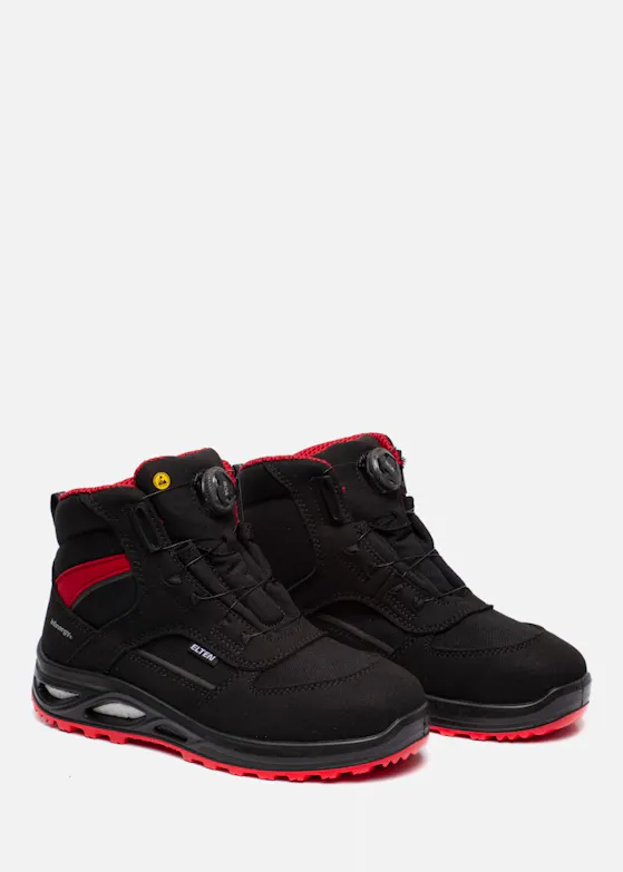 Elten Hannah XXTL BOA® Black-Red Mid ESD S3