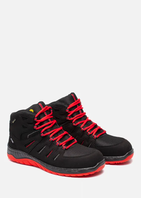 Elten Maddox GTX W Black-Red Mid ESD S3 CI