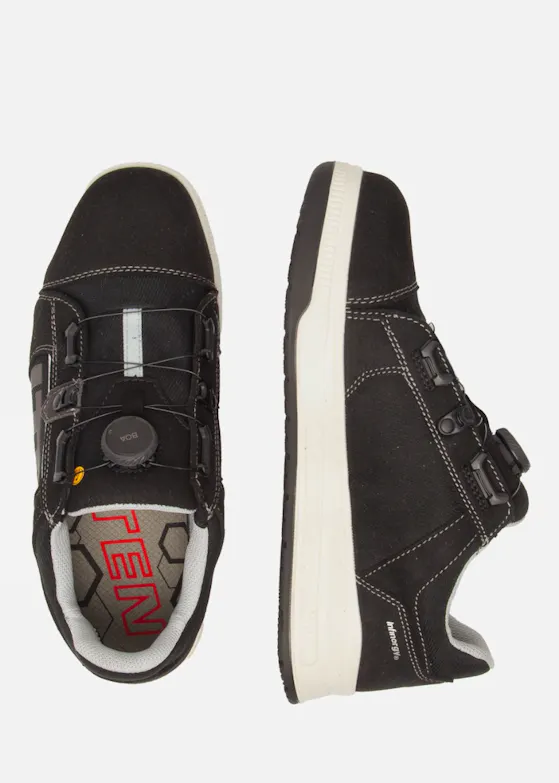 Elten Isaak XXST BOA® Black-Grey Low ESD S3S Werkschoen