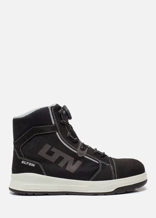 Elten Isaak XXST BOA® Black-Grey Mid ESD S3S chaussure de sécurité