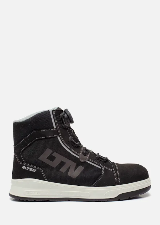 Elten Isaak XXST BOA® Black-Grey Mid ESD S3S Sicherheitsschuh