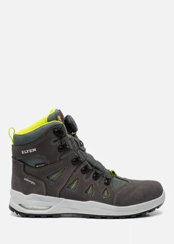 Elten Riley XXF BOA® GTX Grey - Limettengrün Mid ESD O2 WR CI