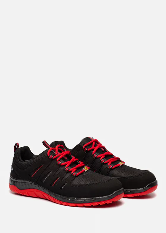 Elten Maddox Black-Red Low ESD S3