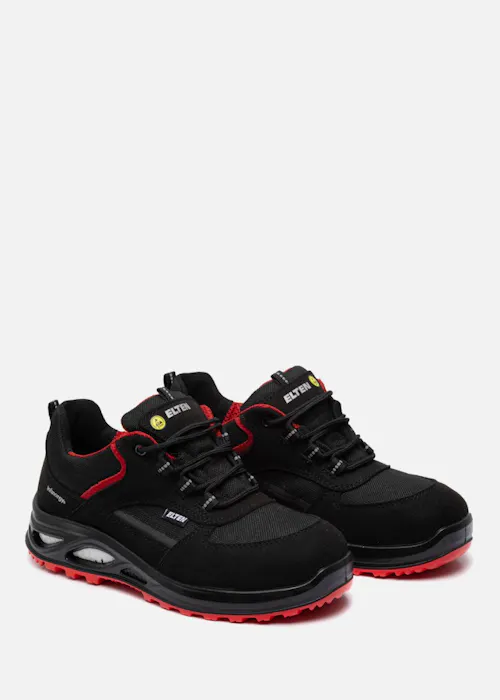 Elten Hannah XXTL Laag ESD S3 Zwart/Rood
