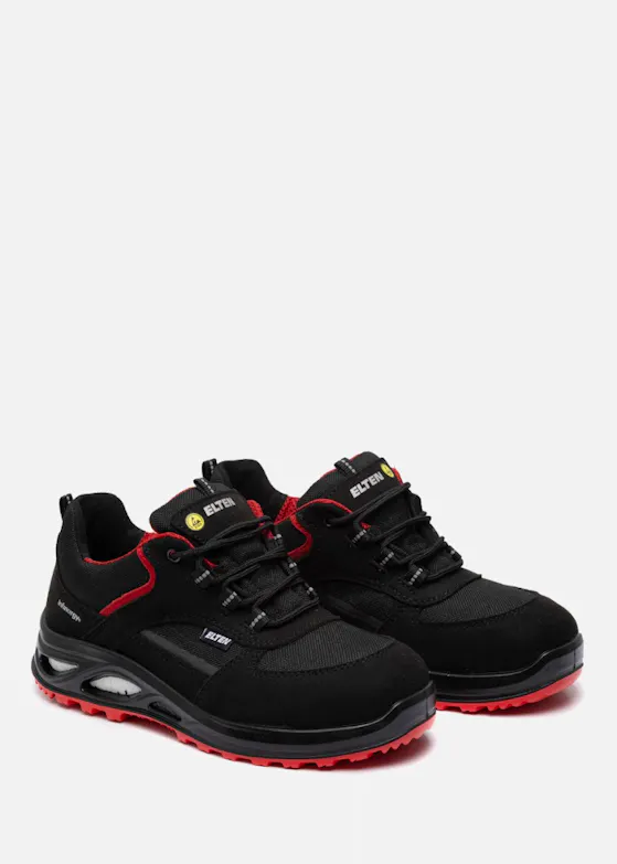 Elten Hannah XXTL, niedrig, ESD, S3, schwarz/rot