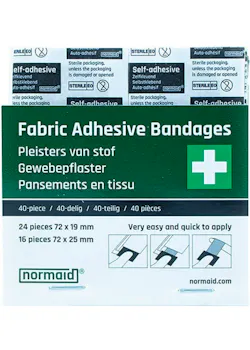 Normaid navulling textielpleisters voor pleisterdispenser