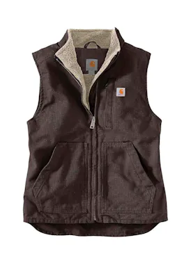 Carhartt 104224 Sherpa Lined Mock Neck Vest Comfort Fit Dames