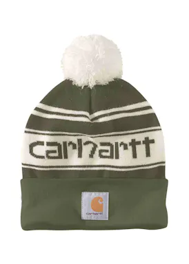 Carhartt gestricktes Obermaterial Cuffed Logo Beanie 105168