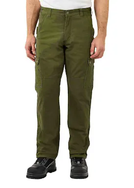 Carhartt Ripstop Cargo Fleece-Lined Work Pants 105491