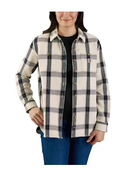 Carhartt 105576 Overhemden Heavyweight Twill L/S Plaid