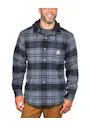 Carhartt 105621 Overhemden Flannel Fleece Lined Hooded miniatuur