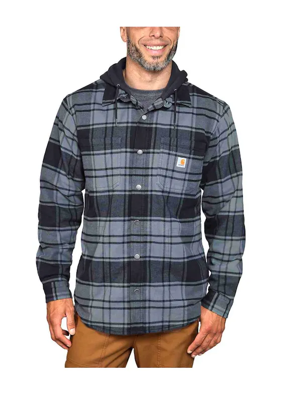 Carhartt 105621 Overhemden Flannel Fleece Lined Hooded