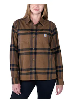 Carhartt 105989 Overhemden Midweight Flannel L/S Plaid miniatuur