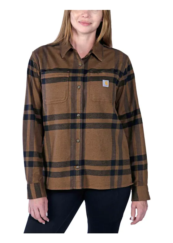 Carhartt 105989 Overhemden Midweight Flannel L/S Plaid