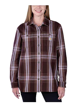 Carhartt 105991 Overhemden Twill L/S Plaid Comfort Fit