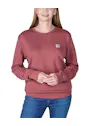 Carhartt 106179 Sweatshirt French Terry Crewneck Dames miniatuur