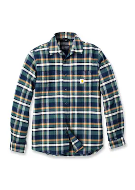 Carhartt 106352 Shirt Flannel L/S Plaid Stretch Comfort Fit