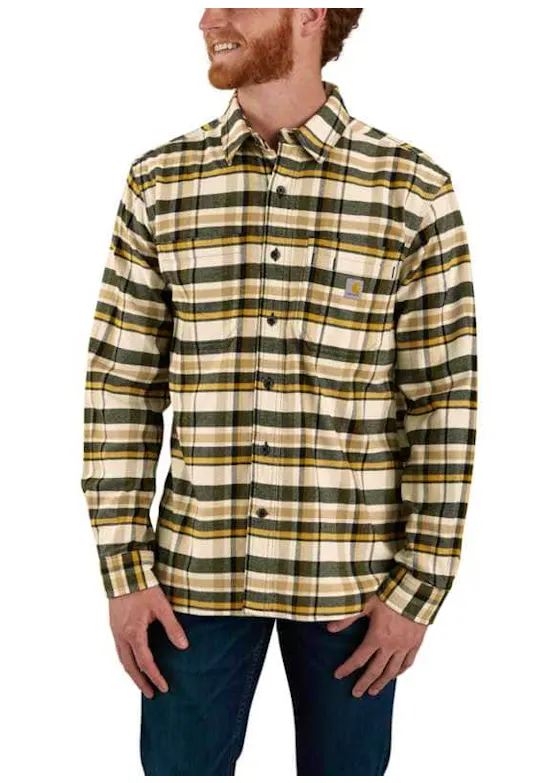 Carhartt Flannel L/S Plaid Shirt 106352–105432