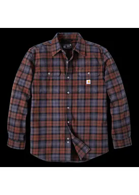 Carhartt 106356 Shirt Heavyweight Flannel Long-Sleeve Plaid Comfort Fit