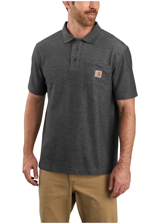 Carhartt 106685 Poloshirt Midweight S/S Pocket Piqué Loose Fit