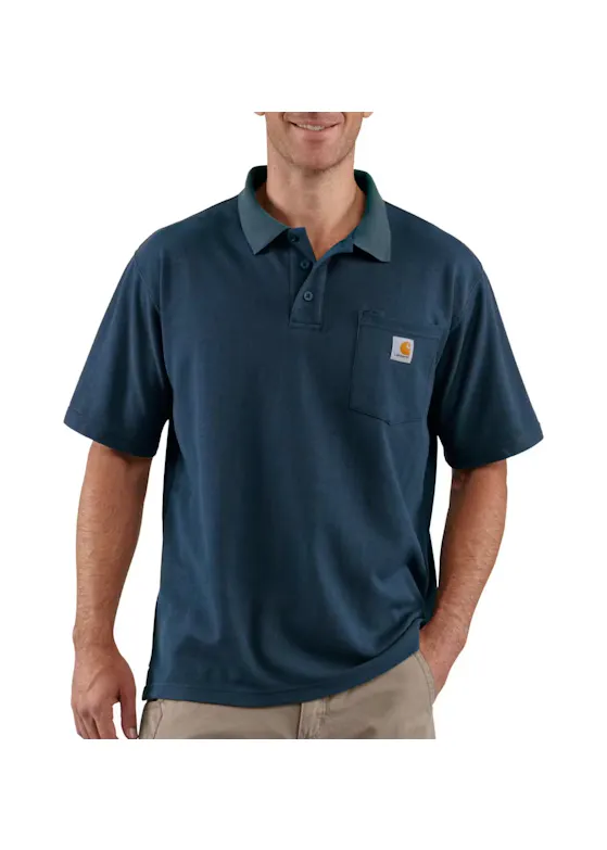 Carhartt 106685 Poloshirt Midweight S/S Pocket Piqué Loose Fit