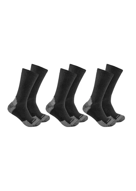 Carhartt Cotton Blend Crew Sock 3 Pack SC6203M