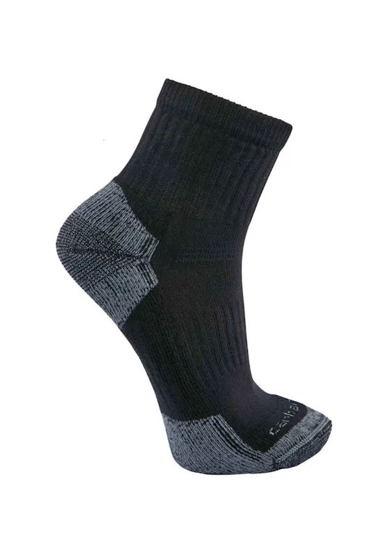 Carhartt Cotton Blend Quarter Sock 3 Pack SQ6103M