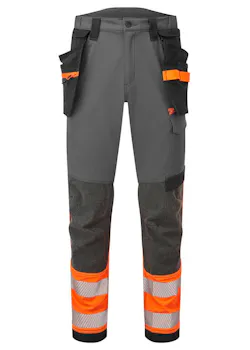 Portwest EV442 - EV4 Hi-Vis Stretch Broek met Afneembare Holsterzak Klasse 1 miniatuur