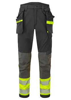 Portwest EV442 - EV4 Hi-Vis Stretch Broek met Afneembare Holsterzak Klasse 1 miniatuur