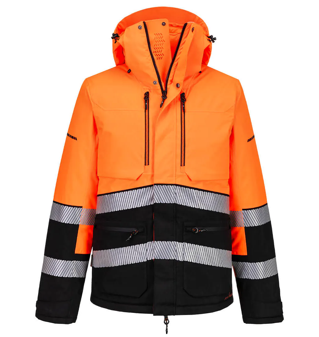 Hohe Sichtbarkeit Orange/Schwarz